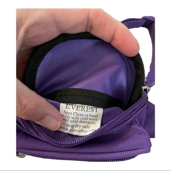 Girls Fanny Pack purple adjustable - Picture 3 of 5